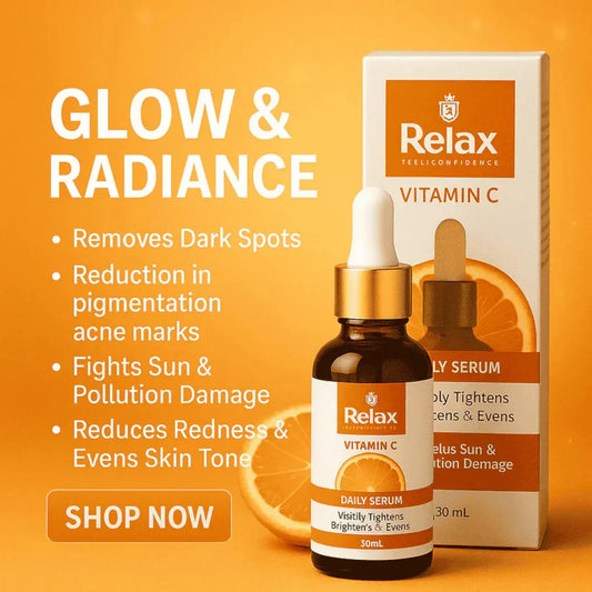 Relax Face Serum 30ml Vitamin C for Glowing skin and anti aging