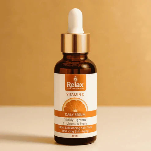 Relax Face Serum 30ml Vitamin C for Glowing skin and anti aging