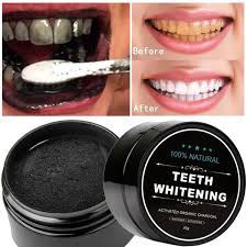 Teeth whitening charcoal powder
