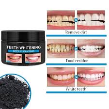 Teeth whitening charcoal powder
