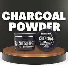 Teeth whitening charcoal powder