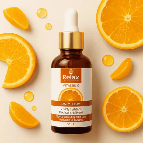Relax Face Serum 30ml Vitamin C for Glowing skin and anti aging
